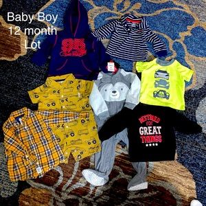 Baby Boy 12 month clothes lot (25 pieces)